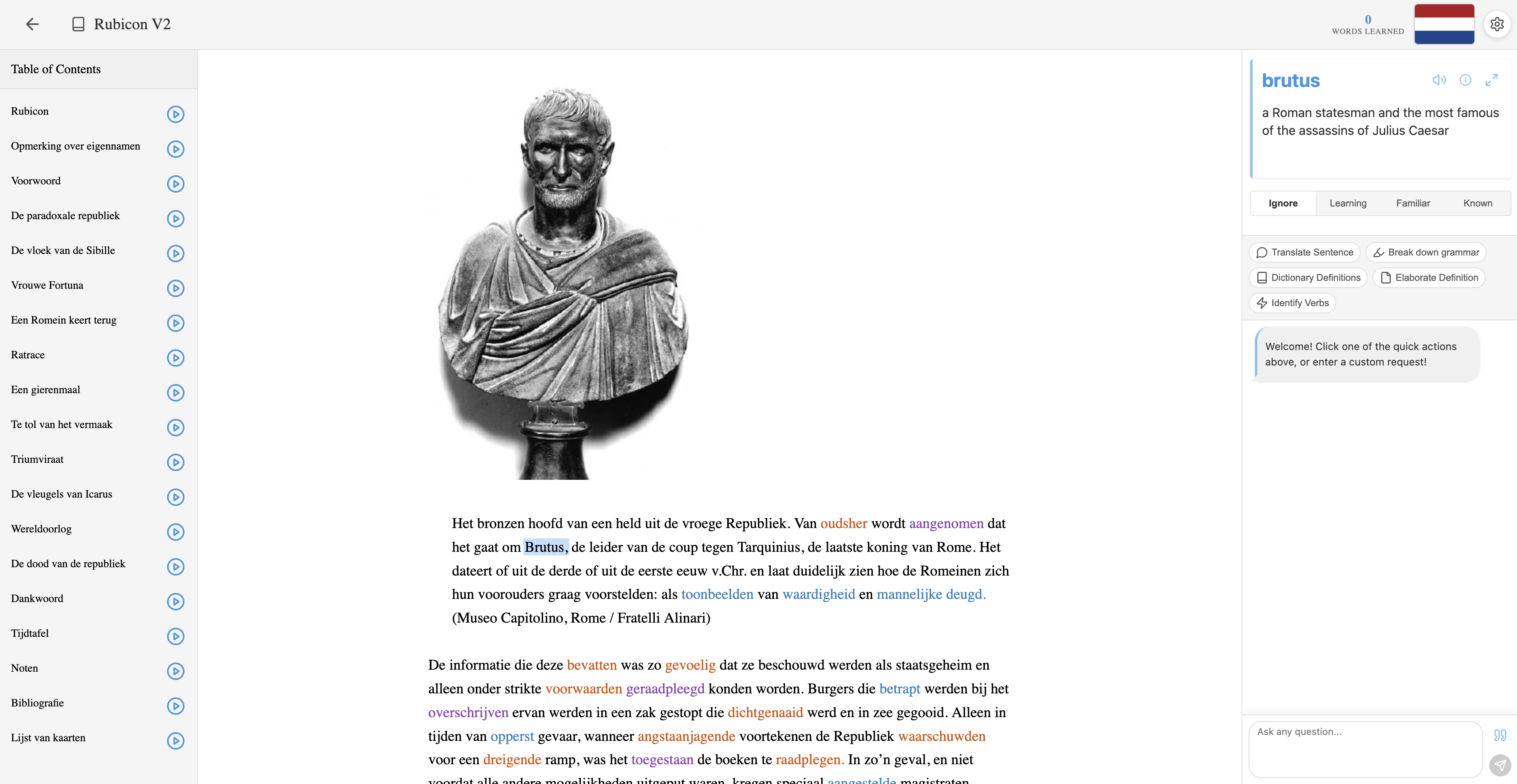 Book view before redesign